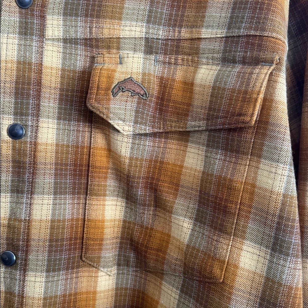 Men’s size XL Simms brand flannel sportsman style shirt. - Picture 3 of 5